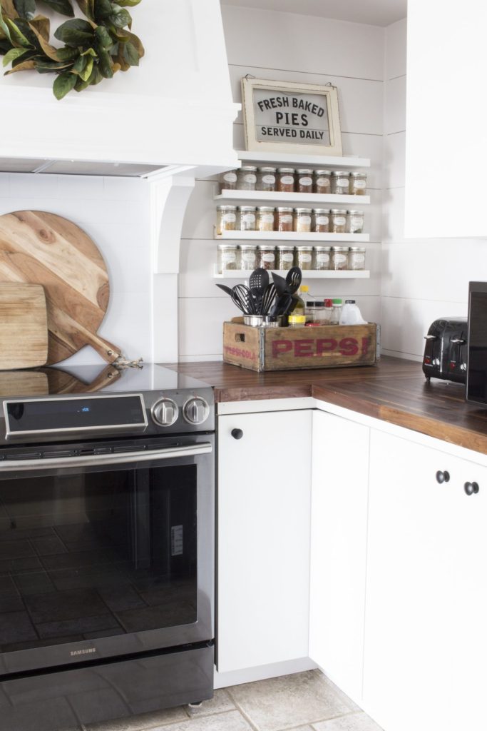 spice rack kitchen storage display organization